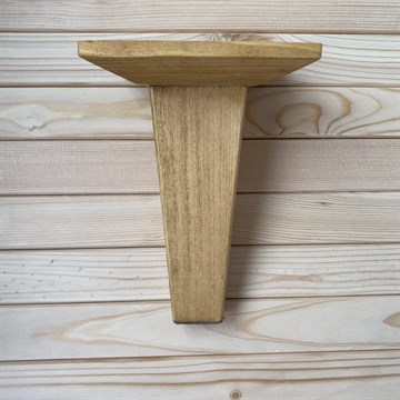 Ножка центральная 1 шт. цвет дуб/ мебельные ножки / ножки из массива дерева / Spaceo KUB