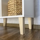 Мебельные ножки / ножки из массива дерева без основания, цвет сосна